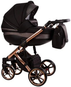 Baby Merc Faster 3 Black/Rose Gold LTD Kinderwagen Incl. Autostoel L189 -Babyproducten Winkel baby merc faster 3 black rose gold kinderwagen 2