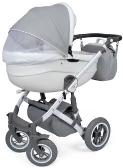 Baby Merc Faster 3 Eco Leather Grey Kinderwagen Incl. Autostoel F10 -Babyproducten Winkel baby merc faster 3 grey kinderwagen incl. autostoel 2