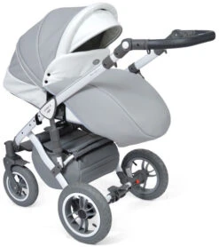 Baby Merc Faster 3 Eco Leather Grey Kinderwagen Incl. Autostoel F10 -Babyproducten Winkel baby merc faster 3 grey kinderwagen incl. autostoel 4
