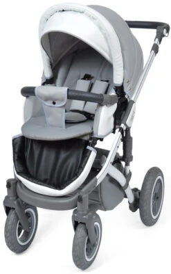 Baby Merc Faster 3 Eco Leather Grey Kinderwagen Incl. Autostoel F10 -Babyproducten Winkel baby merc faster 3 grey kinderwagen incl. autostoel 5