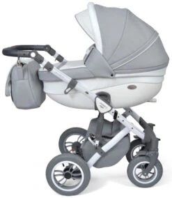 Baby Merc Faster 3 Eco Leather Grey Kinderwagen Incl. Autostoel F10 -Babyproducten Winkel baby merc faster 3 grey kinderwagen incl. autostoel 9