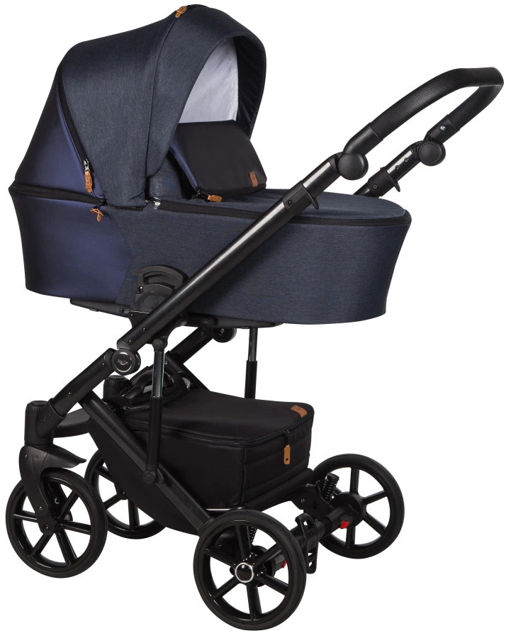 Baby Merc Mosca Denim 3-in-1 Kinderwagen Incl. Autostoel MO/MO01/B 4 Baby Merc Mosca Denim 3-in-1 Kinderwagen Incl. Autostoel MO/MO01/B - Afbeelding 2