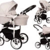 Baby Merc Q9 White/Beige Kinderwagen Incl. Autostoel Q9/197C -Babyproducten Winkel baby merc q9 whitebeige kinderwagen incl. autostoel q9197c