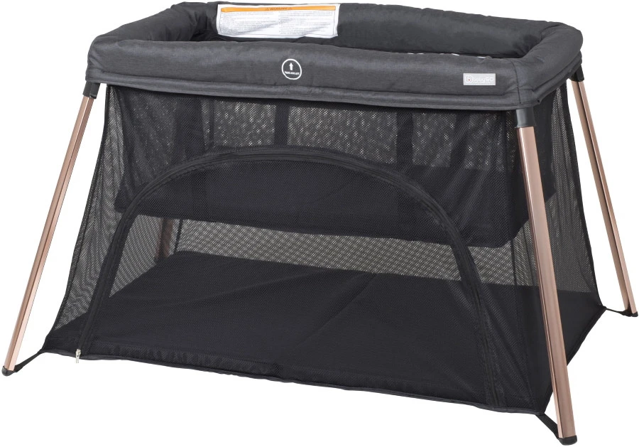 Babygo Dreams II Zwart/Rosegoud Campingbedje Incl. Bodemverhoger 4705 3 Babygo Dreams II Zwart/Rosegoud Campingbedje Incl. Bodemverhoger 4705