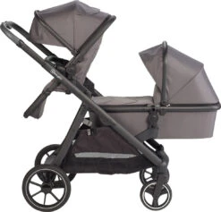 Babygo Duo Grey Tandem Kinderwagen 7801 -Babyproducten Winkel babygo duo grey tandem kinderwagen 7801 3 1