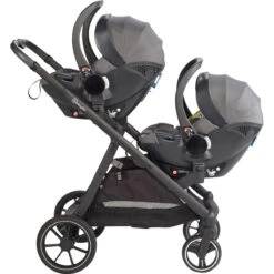 Babygo Duo Mega Grey Tandem Kinderwagen Incl. 2 Autostoelen 78001 -Babyproducten Winkel babygo duo mega grey tandem kinderwagen incl. 2 autostoelen 78001 2