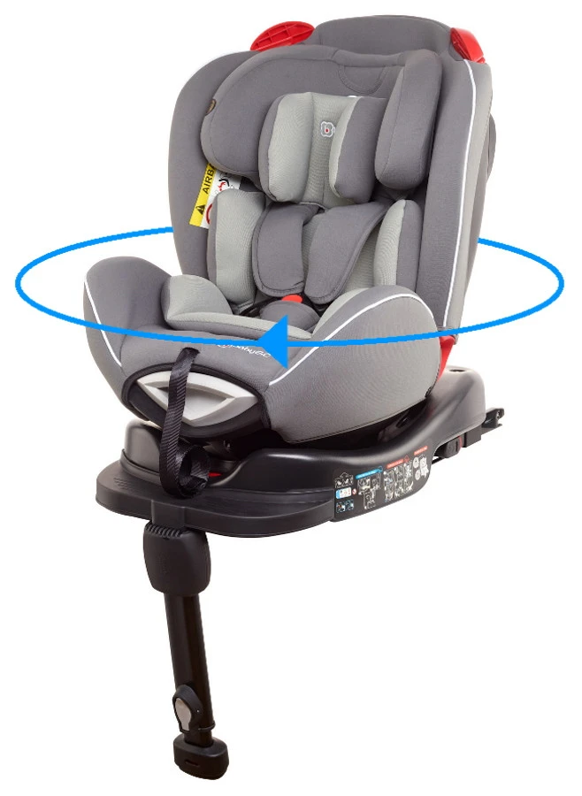 Babygo Fixleg Grey Isofix 360° Autostoel 0-25 Kg 2702 3 Babygo Fixleg Grey Isofix 360° Autostoel 0-25 Kg 2702