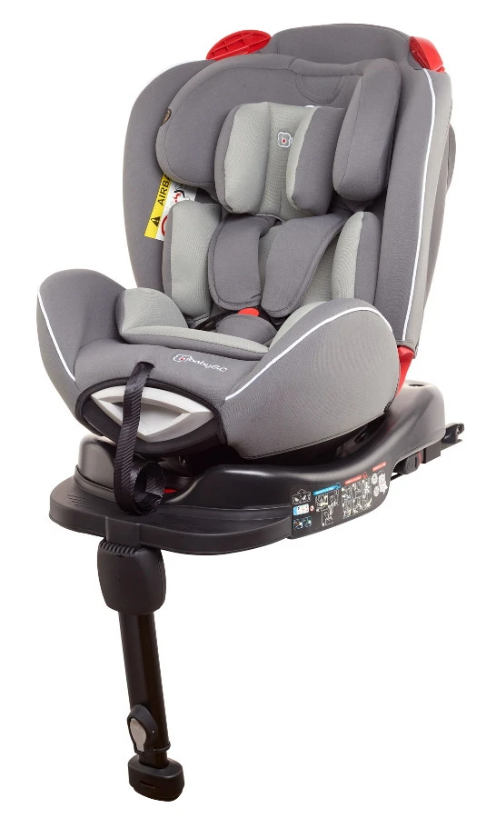 Babygo Fixleg Grey Isofix 360° Autostoel 0-25 Kg 2702 4 Babygo Fixleg Grey Isofix 360° Autostoel 0-25 Kg 2702 - Afbeelding 2