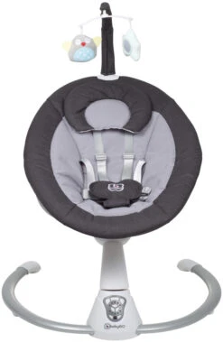 Babygo Homey Set Black/Grey Babyschommel En Kinderstoel 19012 -Babyproducten Winkel babygo homey black swing babyschommel 190 1 1 11 1 1