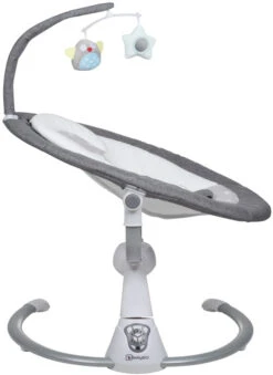 Babygo Homey Set Grey/White Babyschommel En Kinderstoel 19024 -Babyproducten Winkel babygo homey grey swing babyschommel 109 2 3 1 3