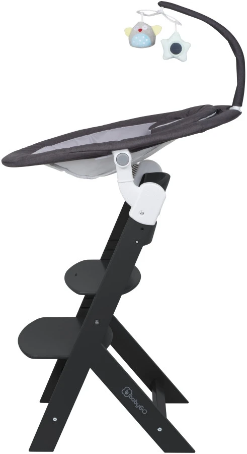Babygo Homey Set Black Babyschommel En Kinderstoel 19013 7 Babygo Homey Set Black Babyschommel En Kinderstoel 19013 - Afbeelding 5