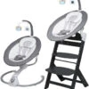 Babygo Homey Set Grey/Black Babyschommel En Kinderstoel 19023 -Babyproducten Winkel babygo homey set greyblack babyschommel en kinderstoel 19023 1