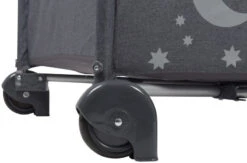 Babygo MoonStars Grey Melange Campingbed 4801 12 Babygo MoonStars Grey Melange Campingbed 4801 -Babyproducten Winkel babygo moonstars grey campingbed 4