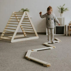 Babygo Nature 4-delige Balansbalk 8602 -Babyproducten Winkel babygo nature balansbalk sfeer 3