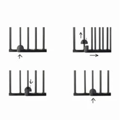 Babygo Safety BabySecure Wallfix Black Traphek 4062 -Babyproducten Winkel babygo safety babysecure wallfi2 black traphek 4062 x 1 1