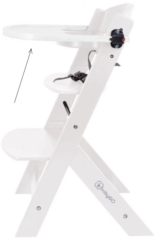 Babygo Wit Tafelblad Voor Meegroei Kinderstoel 56004 5 Babygo Wit Tafelblad Voor Meegroei Kinderstoel 56004 - Afbeelding 3