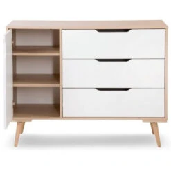 Babykamer Marloes Wit: Ledikant & Commode -Babyproducten Winkel babykamer marloes ledikant commode kast 6 1