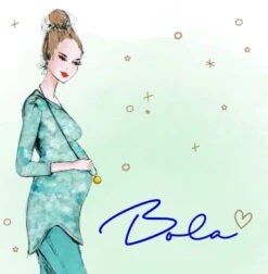 Babylonia Bola Ster/Maan Zwangerschapsketting Met Babybel VF101 -Babyproducten Winkel babylonia bola 10