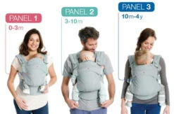 Babylonia Flexia Deep Grey Draagzak BDDFLEX1914 -Babyproducten Winkel babylonia flexia pine green draagzak 8 1