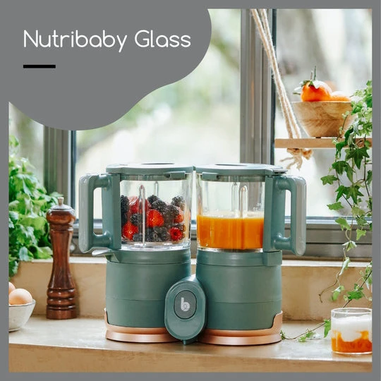 Babymoov Nutribaby Glazen 4-in-1 Foodprocessor A001132 12 Babymoov Nutribaby Glazen 4-in-1 Foodprocessor A001132 - Afbeelding 10