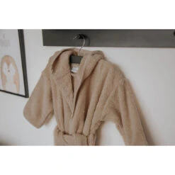 MamaLoes Badstof Stone Green 1-2jr Badjas ML5387 -Babyproducten Winkel badstof nougat 04 15