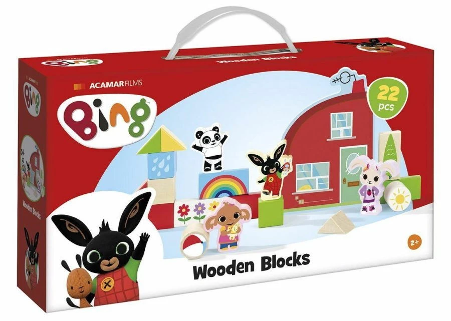 Bambolino Toys Bing 22 Stuks Houten Blokken 19093 4 Bambolino Toys Bing 22 Stuks Houten Blokken 19093 - Afbeelding 2