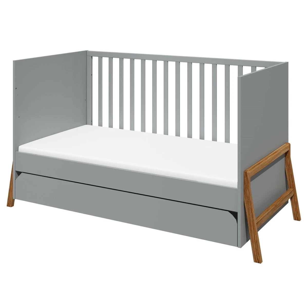 Bellamy Lotta Grey 70 X 140 Cm Ledikant/Juniorbed LOSZLO70 6 Bellamy Lotta Grey 70 X 140 Cm Ledikant/Juniorbed LOSZLO70 - Afbeelding 4
