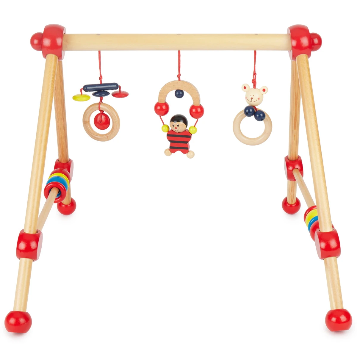 Bieco Toys My First Gym Red Houten Babygym 23000004 4 Bieco Toys My First Gym Red Houten Babygym 23000004 - Afbeelding 2