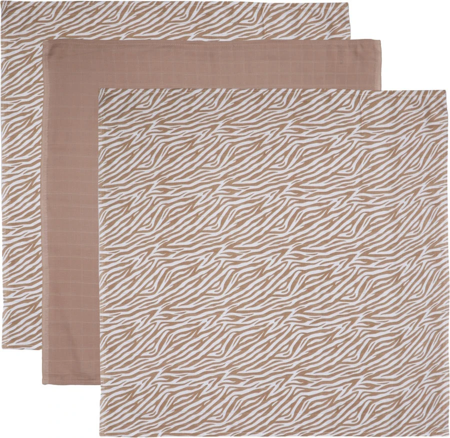 Blush & Blossom Zebra 70 X 70 Cm 6 Stuks Hydrofiel Luiers TR-BB443412 - Afbeelding 3