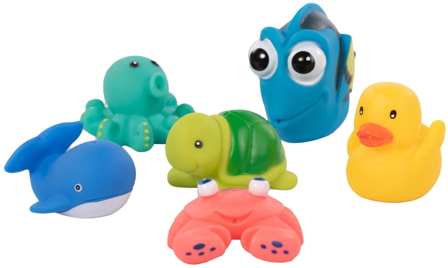 Bo Jungle B-Bath Friends 6 Stuks Badspeelgoed B900210 3 Bo Jungle B-Bath Friends 6 Stuks Badspeelgoed B900210