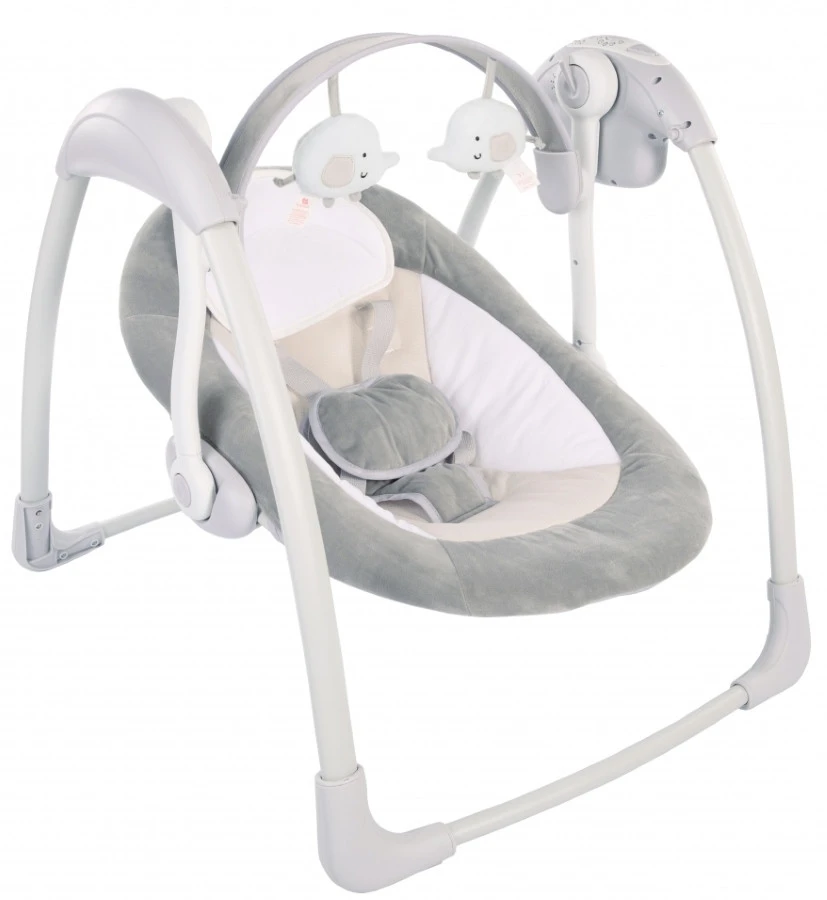 Bo Jungle B-Portable Swing Dolphy Grey Babyschommel B700600 3 Bo Jungle B-Portable Swing Dolphy Grey Babyschommel B700600