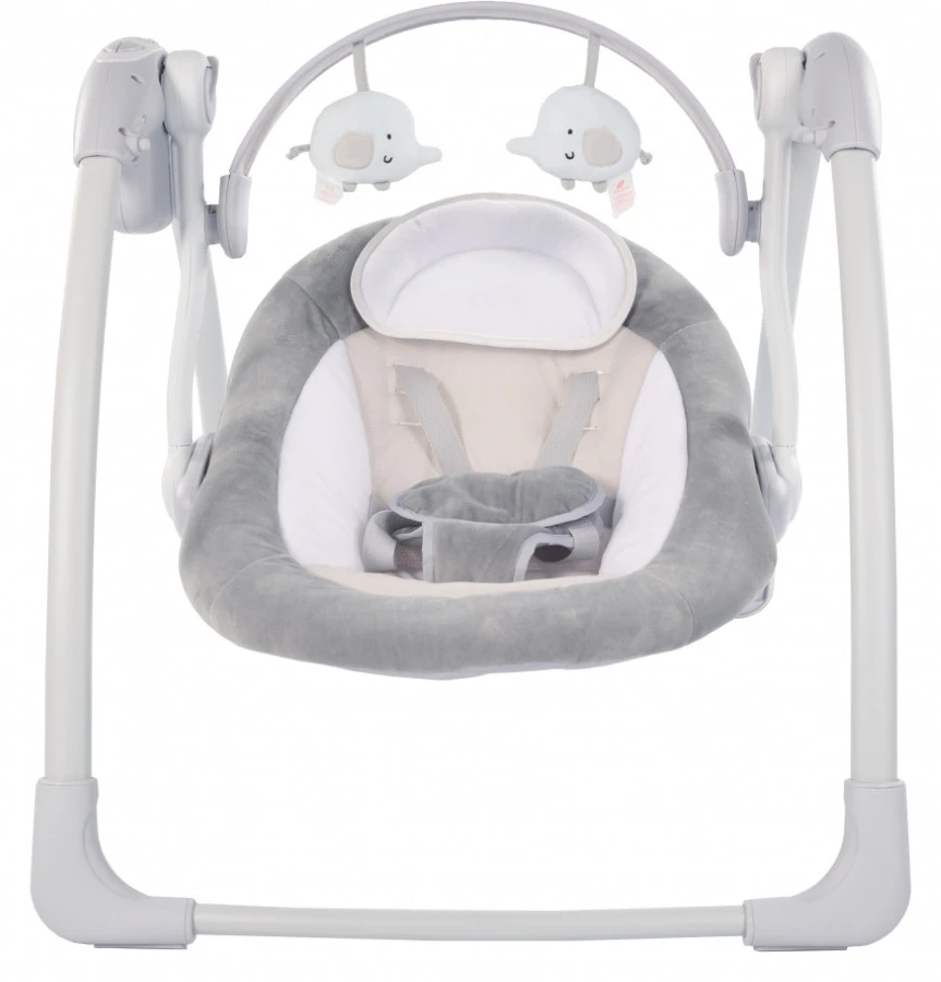 Bo Jungle B-Portable Swing Dolphy Grey Babyschommel B700600 4 Bo Jungle B-Portable Swing Dolphy Grey Babyschommel B700600 - Afbeelding 2