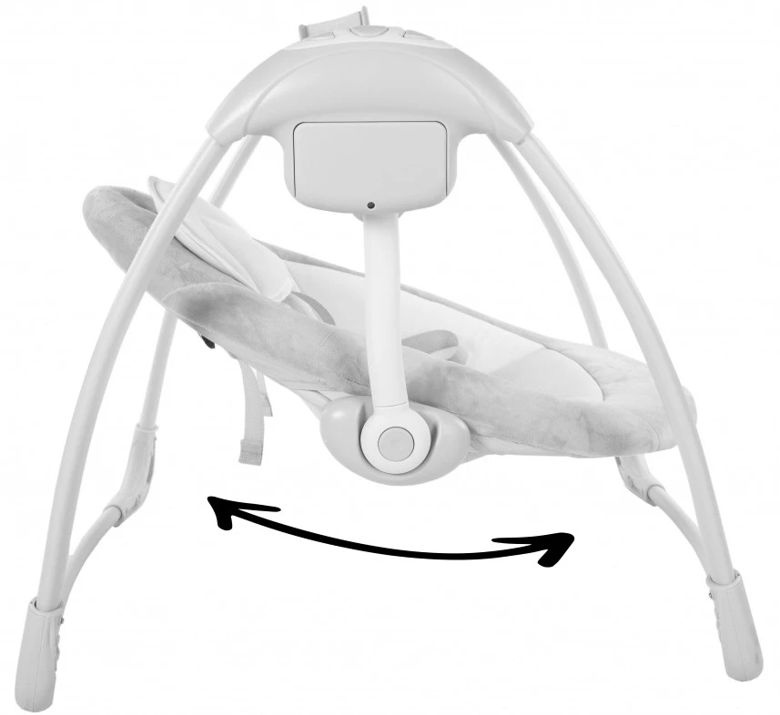 Bo Jungle B-Portable Swing Dolphy Grey Babyschommel B700600 5 Bo Jungle B-Portable Swing Dolphy Grey Babyschommel B700600 - Afbeelding 3