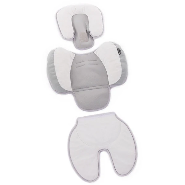 Bo Jungle B-Snooze Wit/Grijs 3-in-1 Universeel Kussen B180500 4 Bo Jungle B-Snooze Wit/Grijs 3-in-1 Universeel Kussen B180500 - Afbeelding 2