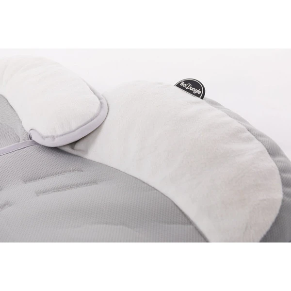 Bo Jungle B-Snooze Wit/Grijs 3-in-1 Universeel Kussen B180500 7 Bo Jungle B-Snooze Wit/Grijs 3-in-1 Universeel Kussen B180500 - Afbeelding 5