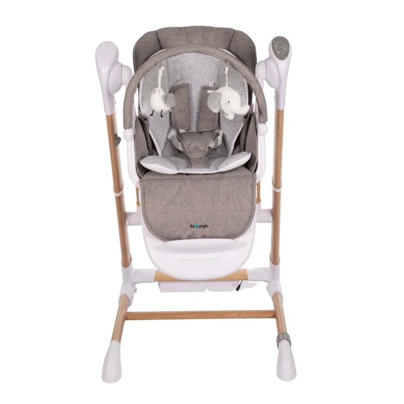 Bo Jungle B-Swinging Pure White Kinderstoel En Babyswing B720110 4 Bo Jungle B-Swinging Pure White Kinderstoel En Babyswing B720110 - Afbeelding 2