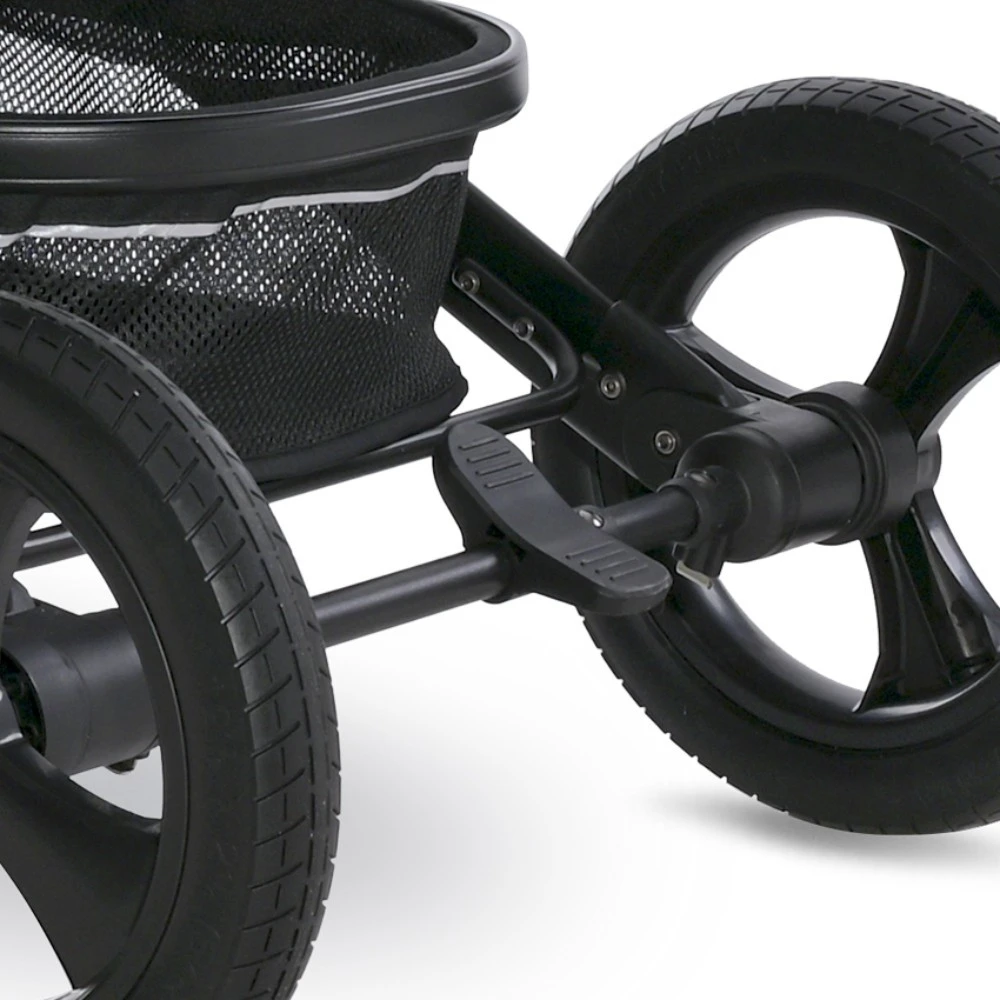 Lorelli Boston Tropical Flowers Black 3-in-1 Kinderwagen Incl. Comet Autostoel 21 Lorelli Boston Tropical Flowers Black 3-in-1 Kinderwagen Incl. Comet Autostoel - Afbeelding 19