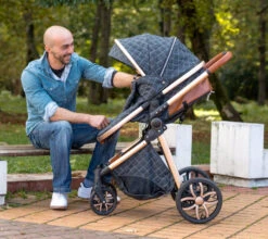 Cangaroo Alma Dark Grey 3-in-1 Combi Kinderwagen Incl. Autostoel -Babyproducten Winkel cangaroo alma grey 3 in 1 combi kinderwagen incl. autostoel 7 1