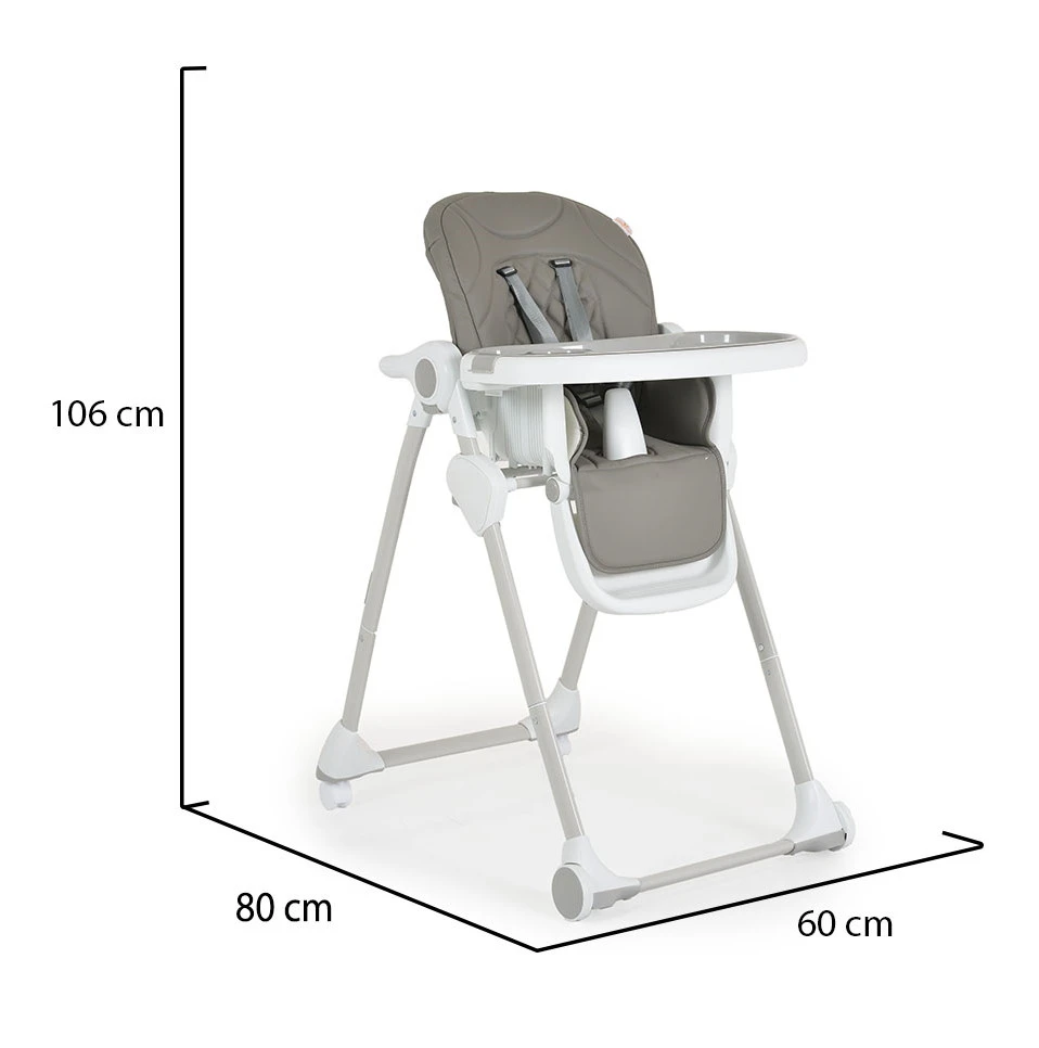 Cangaroo Brownie Grey Kinderstoel 15 Cangaroo Brownie Grey Kinderstoel - Afbeelding 13