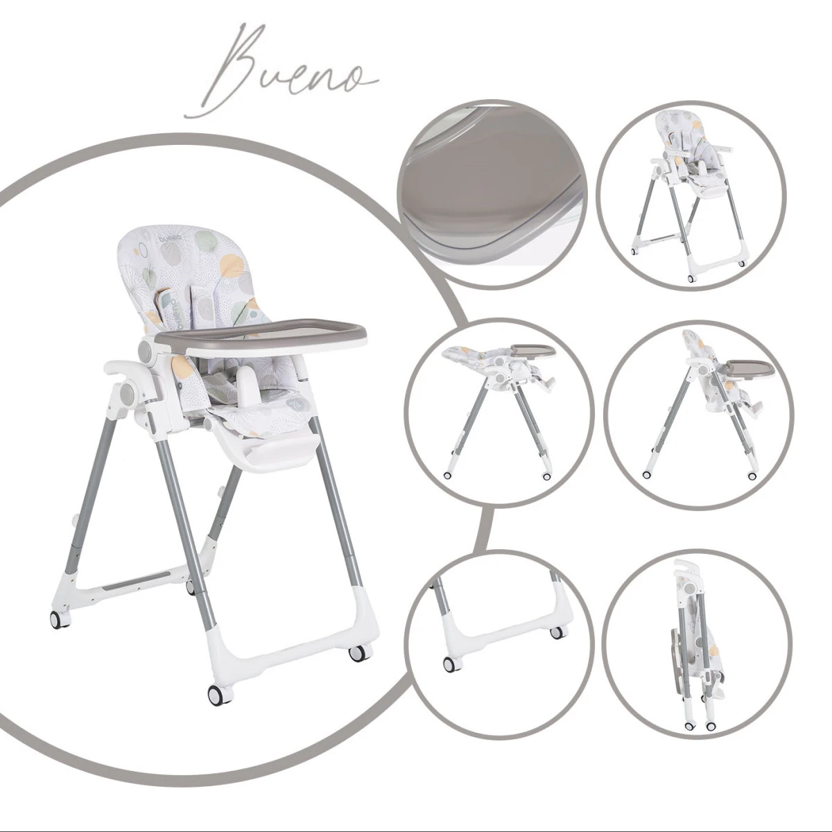 Cangaroo Bueno Grijs Kinderstoel 109979 13 Cangaroo Bueno Grijs Kinderstoel 109979 - Afbeelding 11