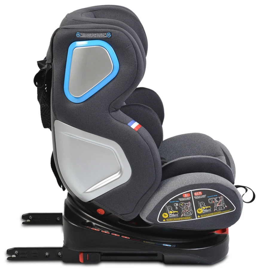 Cangaroo Colonel Dark Grey SPS Isofix 0-36 Kg Autostoel 0212 4 Cangaroo Colonel Dark Grey SPS Isofix 0-36 Kg Autostoel 0212 - Afbeelding 2