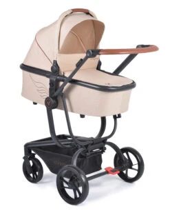Cangaroo Ellada Beige 3-in-1 Combi Kinderwagen Incl. Autostoel -Babyproducten Winkel cangaroo ellada beige 3 in 1 kinderwagen incl. autostoel 2 1