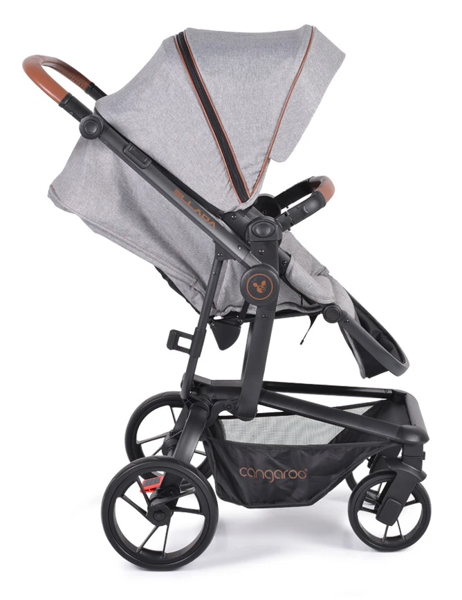 Cangaroo Ellada Grey 3-in-1 Combi Kinderwagen Incl. Autostoel 12 Cangaroo Ellada Grey 3-in-1 Combi Kinderwagen Incl. Autostoel - Afbeelding 10
