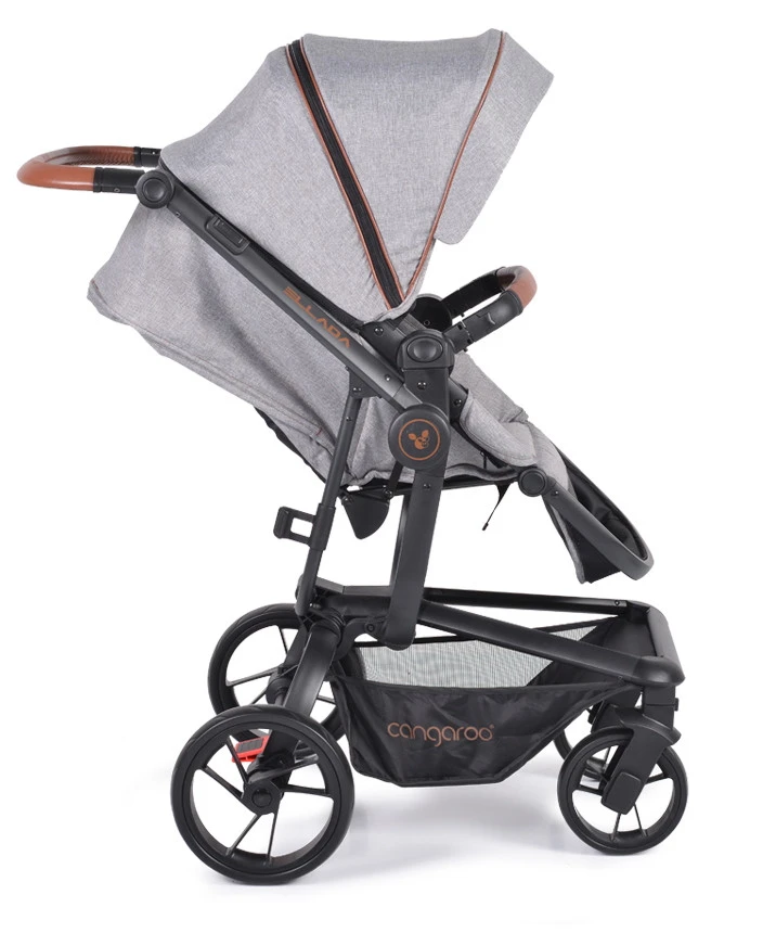 Cangaroo Ellada Grey 3-in-1 Combi Kinderwagen Incl. Autostoel 11 Cangaroo Ellada Grey 3-in-1 Combi Kinderwagen Incl. Autostoel - Afbeelding 9