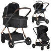 Cangaroo Empire Black 3-in-1 Kinderwagen Incl. Autostoel 1 Cangaroo Empire Black 3-in-1 Kinderwagen Incl. Autostoel -Babyproducten Winkel cangaroo empire black 3 in 1 kinderwagen incl. autostoel 1