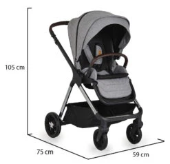Cangaroo Empire Light Grey 3-in-1 Kinderwagen Incl. Autostoel -Babyproducten Winkel cangaroo empire light grey 3 in 1 kinderwagen incl. autostoel 20