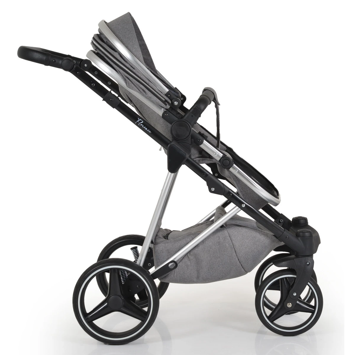 Cangaroo Florence Grey 3-in-1 Kinderwagen Incl. Autostoel 109996 12 Cangaroo Florence Grey 3-in-1 Kinderwagen Incl. Autostoel 109996 - Afbeelding 10