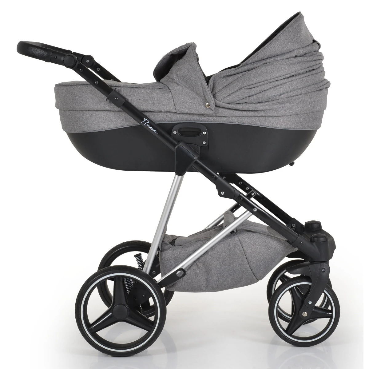 Cangaroo Florence Grey 3-in-1 Kinderwagen Incl. Autostoel 109996 5 Cangaroo Florence Grey 3-in-1 Kinderwagen Incl. Autostoel 109996 - Afbeelding 3