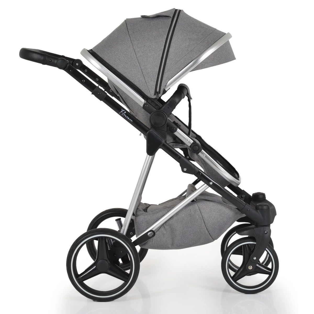 Cangaroo Florence Grey 3-in-1 Kinderwagen Incl. Autostoel 109996 10 Cangaroo Florence Grey 3-in-1 Kinderwagen Incl. Autostoel 109996 - Afbeelding 8