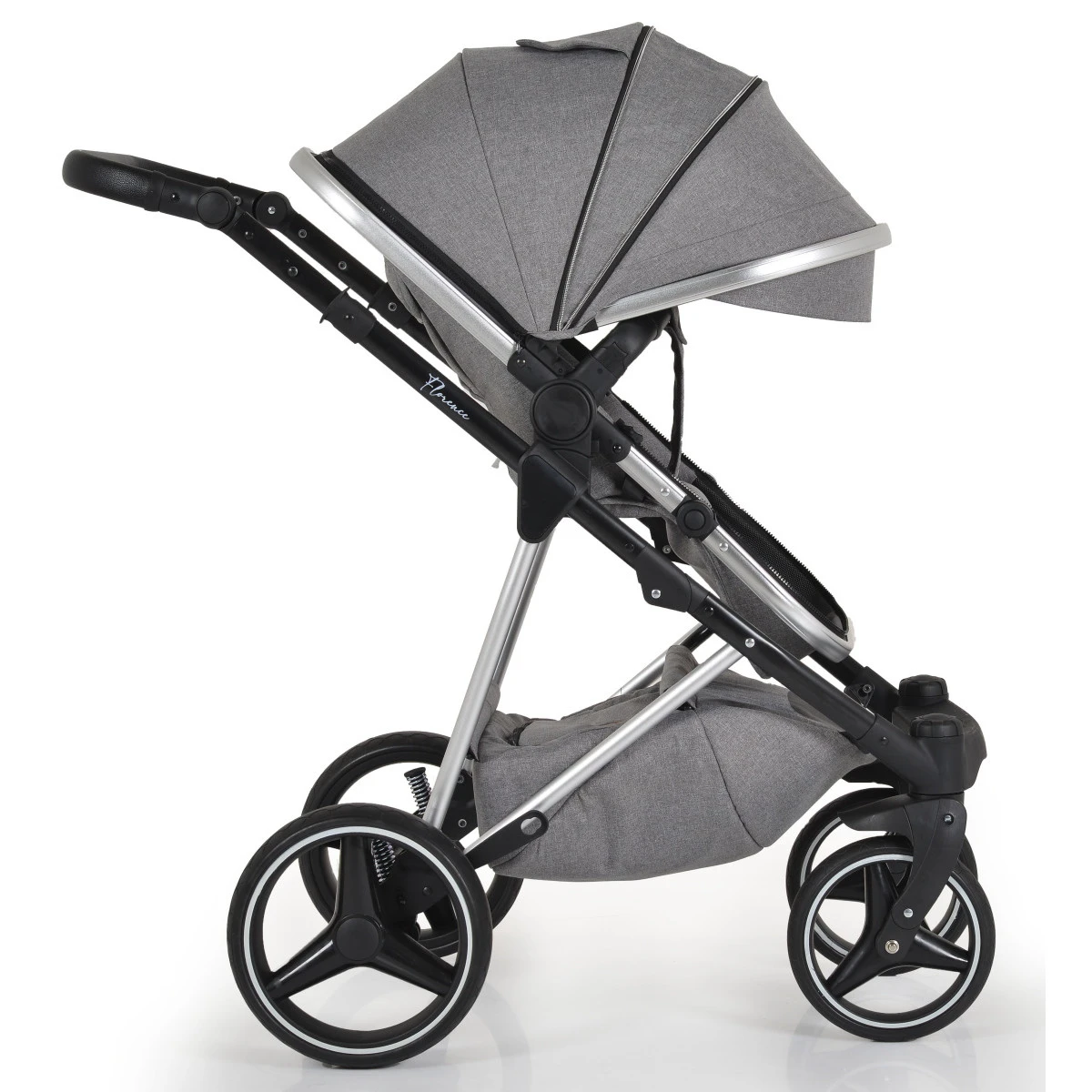 Cangaroo Florence Grey 3-in-1 Kinderwagen Incl. Autostoel 109996 11 Cangaroo Florence Grey 3-in-1 Kinderwagen Incl. Autostoel 109996 - Afbeelding 9